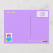 Owl in een Teacup Briefkaart (Achterkant)