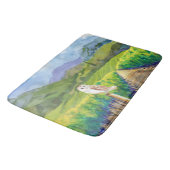 Owl in een wijngaard badmat (Gekanteld)