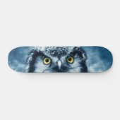 Owl in het sneeuwskateboard persoonlijk skateboard (Horizontaal)
