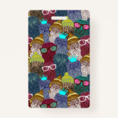 Owl in kroon badge (Achterkant)