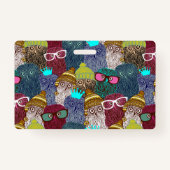 Owl in kroon badge (Achterkant)