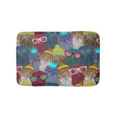 Owl in kroon badmat (Voorkant)