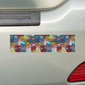 Owl in kroon bumpersticker (Op auto)