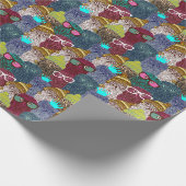 Owl in kroon cadeaupapier (Hoek)
