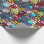 Owl in kroon cadeaupapier (Hoek)