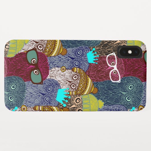 Owl in kroon Case-Mate iPhone case (Achterkant (horizontaal))