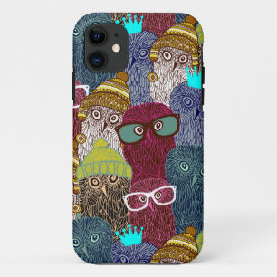 Owl in kroon Case-Mate iPhone case