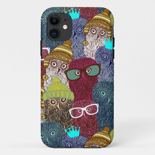 Owl in kroon Case-Mate iPhone case (Achterkant)