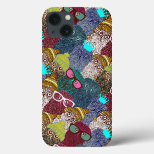 Owl in kroon Case-Mate iPhone case
