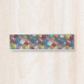 Owl in kroon deurbordje (Voorkant)