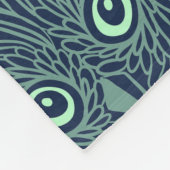 Owl in kroon fleece deken (Hoek)