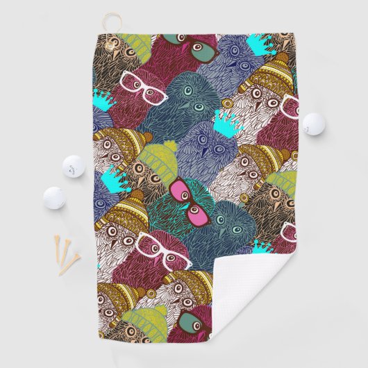 Owl in kroon golfhanddoek (Insitu)