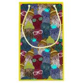 Owl in kroon klein cadeauzakje (Achterkant)