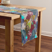 Owl in kroon korte tafelloper (Voorbeeld)