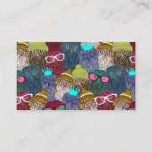 Owl in kroon kortingskaartje (Voorkant)