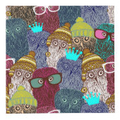 Owl in kroon kubus (Rechts)