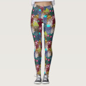 Owl in kroon leggings (Voorkant)