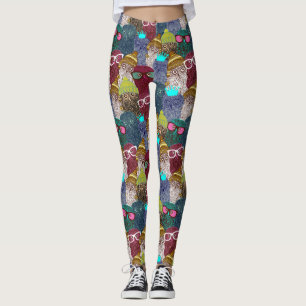 Owl in kroon leggings