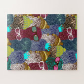 Owl in kroon legpuzzel (Horizontaal)