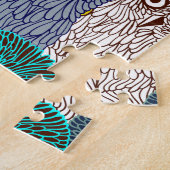 Owl in kroon legpuzzel (Zijkant)