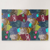 Owl in kroon legpuzzel (Horizontaal)