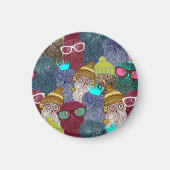 Owl in kroon magneet (Voorkant)