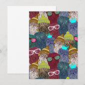 Owl in kroon menu (Voorkant / Achterkant)