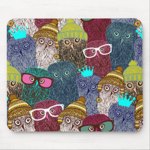 Owl in kroon muismat