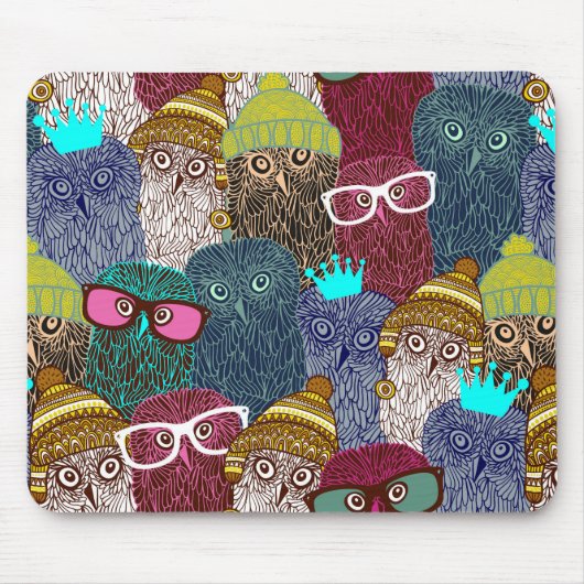 Owl in kroon muismat (Voorkant)