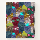 Owl in kroon notitieboek (Achterkant)