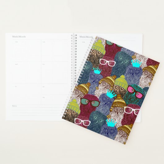 Owl in kroon planner (Display)