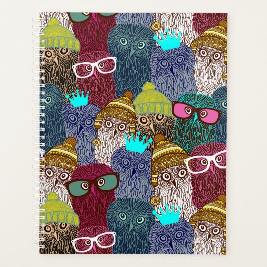 Owl in kroon planner (Voorkant)