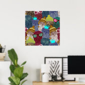 Owl in kroon poster (Thuiskantoor)