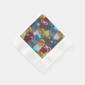 Owl in kroon servet (Hoek)