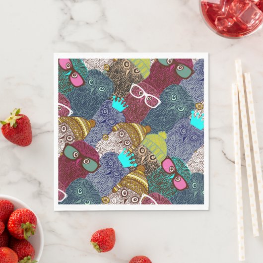 Owl in kroon servet (Insitu)