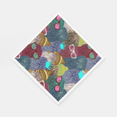 Owl in kroon servet (Hoek)