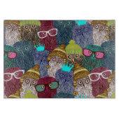 Owl in kroon snijplank (Voorkant)