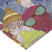 Owl in kroon tafelkleed (Gekanteld)