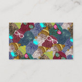 Owl in kroon visitekaartje (Voorkant)