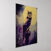 Owl in Moonlight Folie Afdrukken (Laagn)