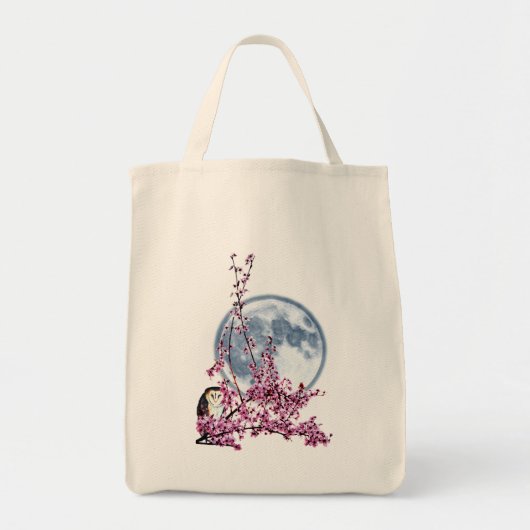 Owl in plum Tree Tote Bag (Voorkant)