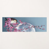 Owl in plum Tree Yogamat (Voorkant (horizontaal))