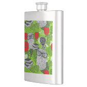 Owl in rode rozen flacon (Links)