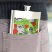 Owl in rode rozen flacon (Voorbeeld)