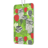 Owl in rode rozen luchtverfrisser (Links)