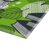 Owl in rode rozen snijplank (Hoek)