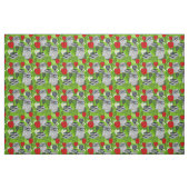 Owl in rode rozen stof (Fat Quarter)
