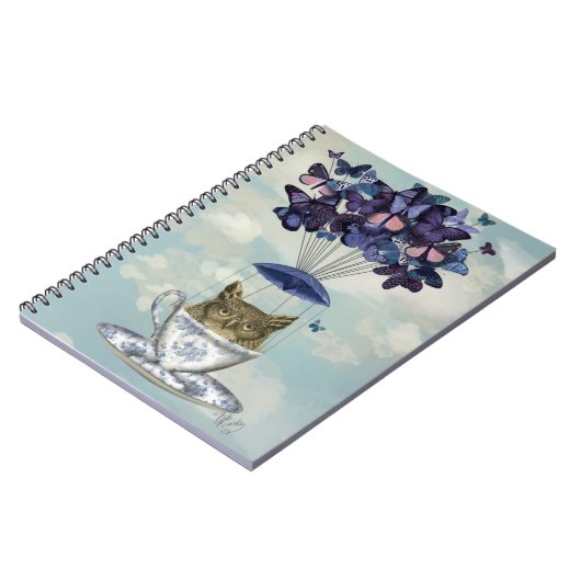 Owl in Teacup 2 Notitieboek (Linkerzijde)