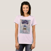 Owl in Teacup 2 T-shirt (Voorkant volledig)