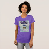 Owl in Teacup 2 T-shirt (Voorkant volledig)